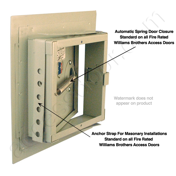 8 x 8 JL Industries FD Insulated Fire Rated Access Door 